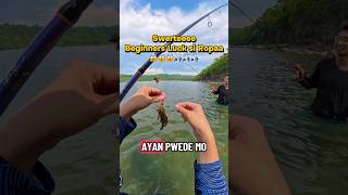 Swerte beginners luck ang ropaaa #fishing #fishinglife #fish #angler