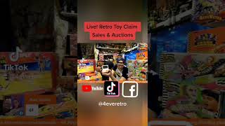 Live! Retro Toy Claim Sales & Auctions #toyhunter #retrotoys #thrifting #toys #80s #90s #auction