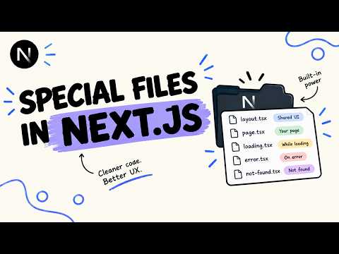 Next.js Special Files Explained for Vibe Coders (layout, loading, error)