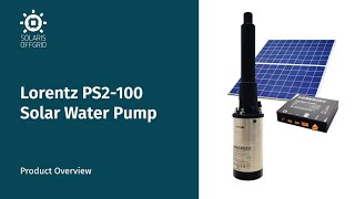 Lorentz PS2-100 Solar Pump Overview and Paygo details screenshot 2
