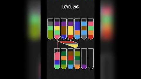 Water sort puzzle level 283