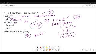 WHILE LOOP PROGRAMS IN PYTHON Day_2