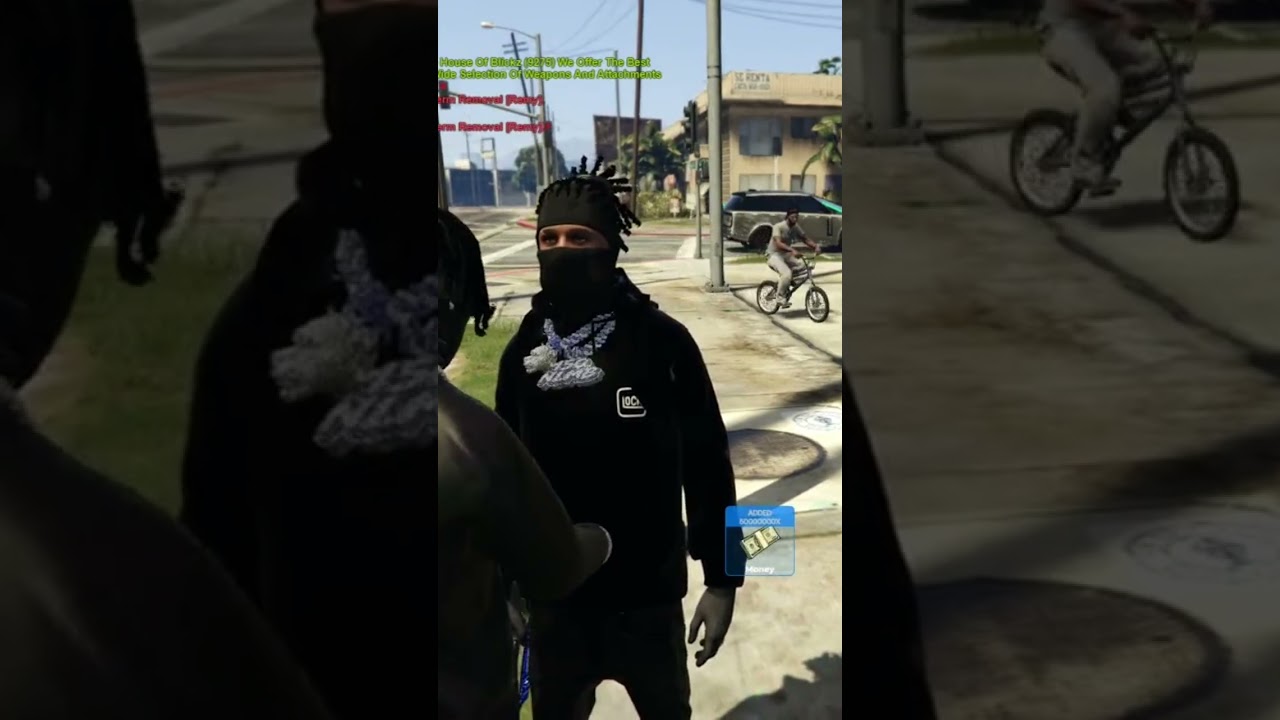 when opps try to rob u infront of ur custo 