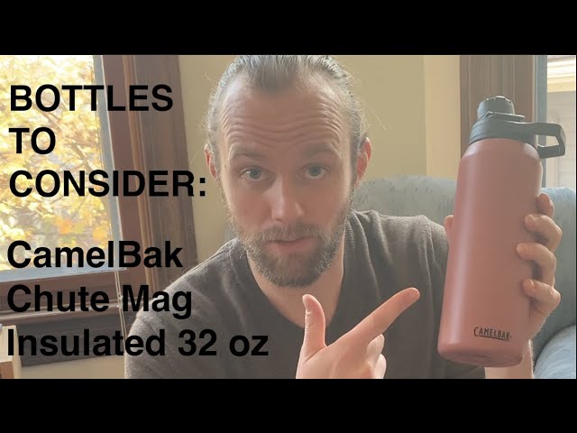 CamelBak Chute Mag Water Bottle, Insulated Stainless Steel, 40 oz