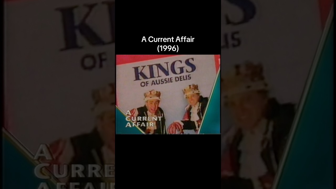 Gang leaders & sausage kings on A Current Affair, 1996 