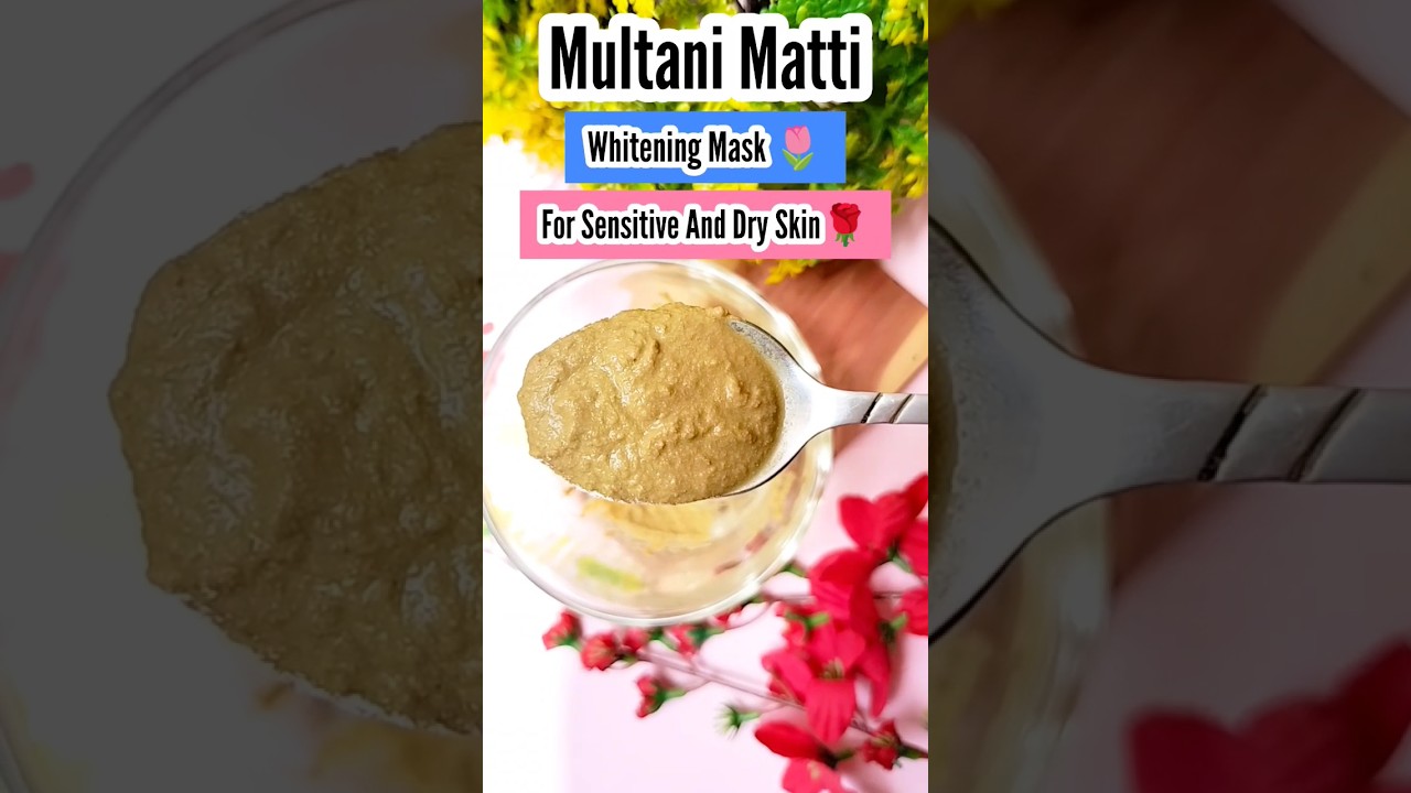 Multani Matti Whitening Face mask for sensitive and dry skin 