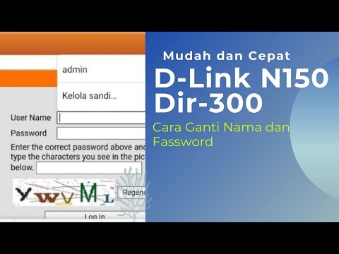 D-LINK N150 DIR-300 | GANTI NAMA DAN FASSWORD