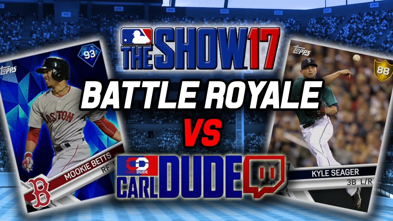 Playing CARLDUDE in Battle Royale! - MLB The Show 17 Battle Royale Gameplay