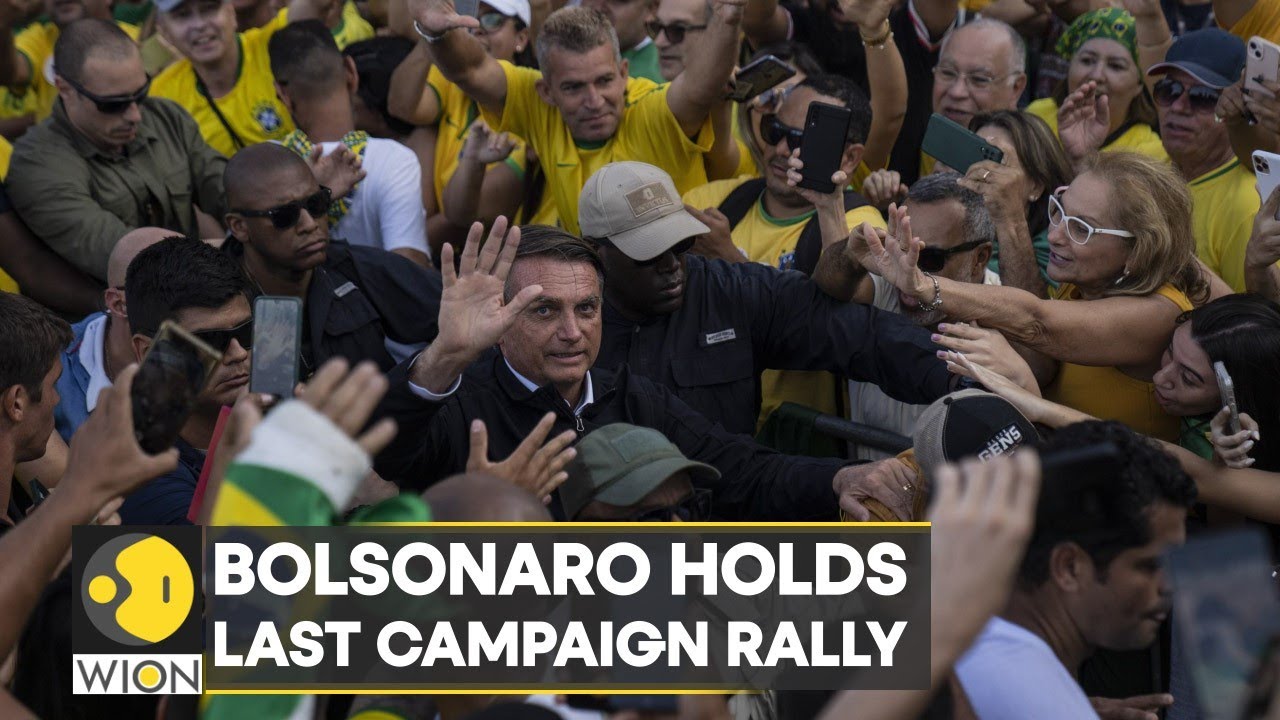 Brazil polls: Jair Bolsonaro holds last campaign rally | Latest News | WION