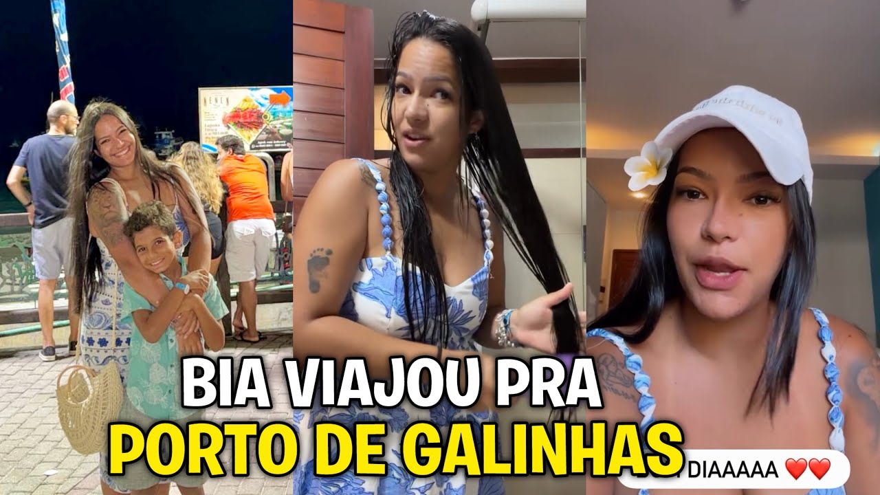BIA CHAGAS VIAJOU PRA PORTO DE GALINHAS 