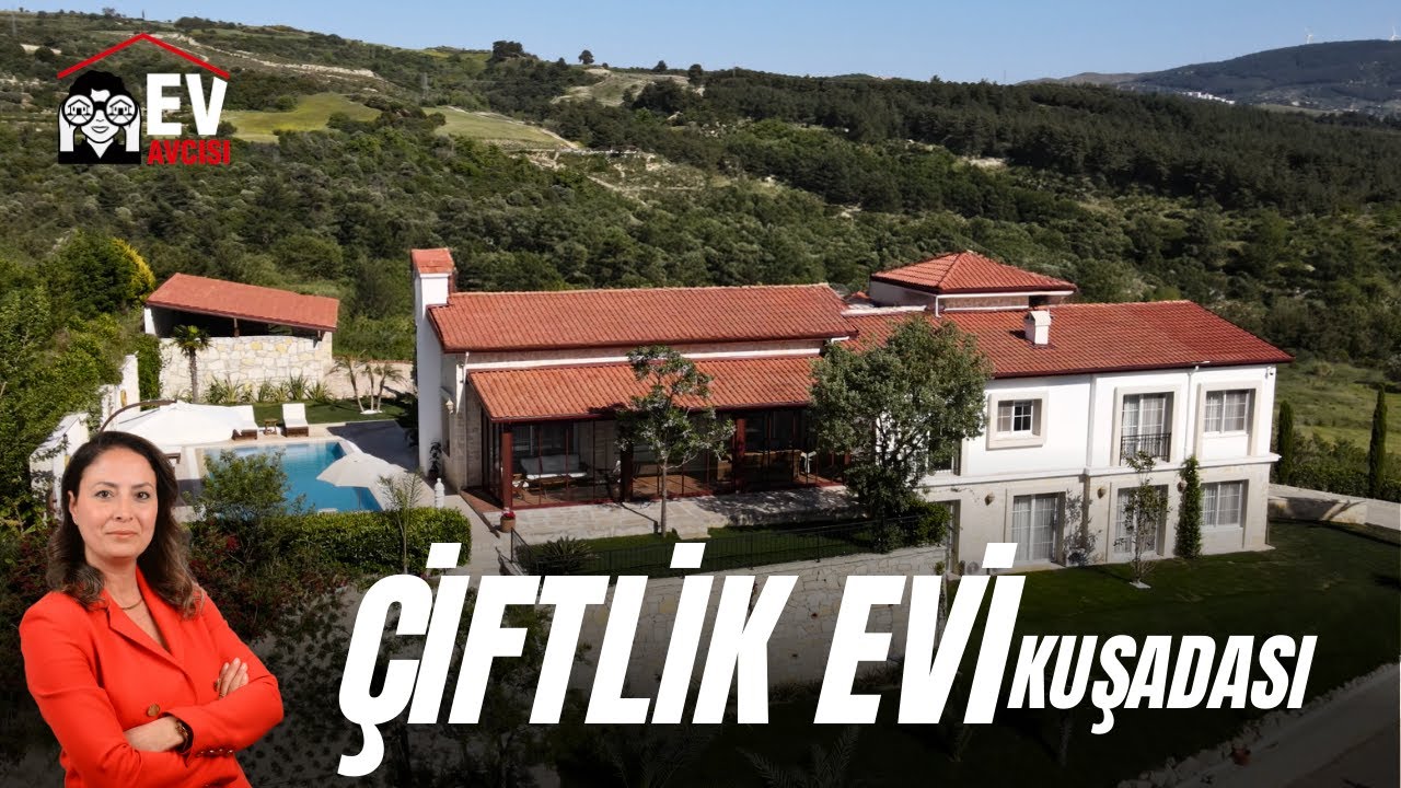 Kuşadası'nda Deniz Manzaralı 22 Dönüm Çiftlik I Kuşadası Satılık Çiftlik