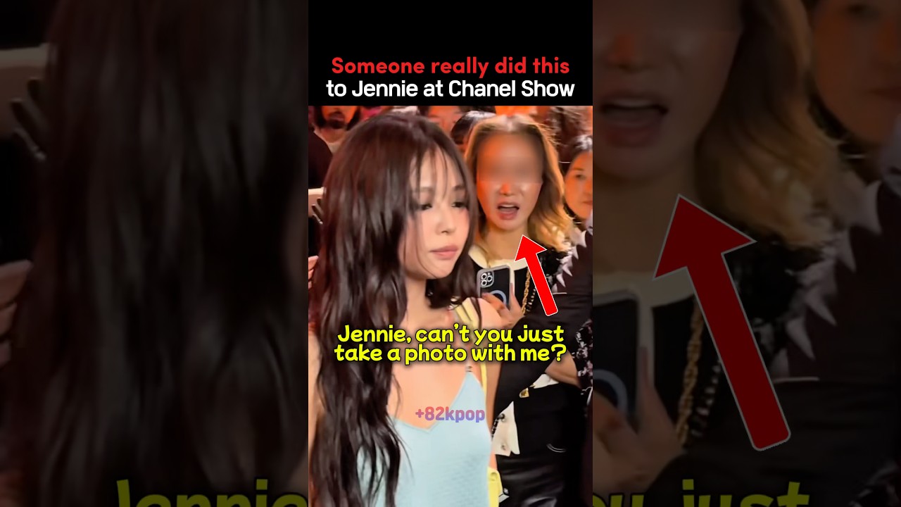 Jennie Handles a Rude Fan Like JENNIE at Chanel Show 