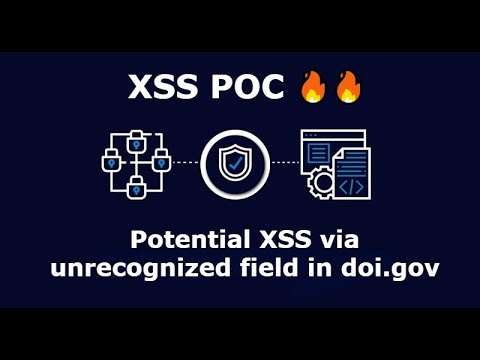 Potential XSS via unrecognized field in doi.gov | XSS POC 🔥🔥