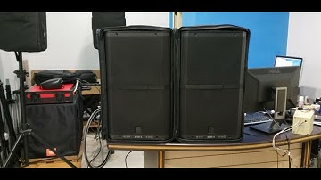 RCF Art 915 Sound Test Very loud Speaker