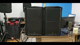 RCF Art 915 Sound Test Very loud Speaker