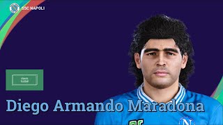 Diego Armando Maradona - PES Clasico (Face, Body& Stats)