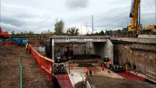 Large Tunnel Jacking - Western's ABC for King Rd. Tunnel Profile
