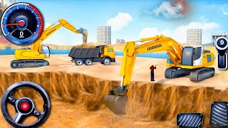 👷City Road Construction Simulator 3D 🚧 | Heavy Excavator & Truck - Android Gameplay screenshot 2