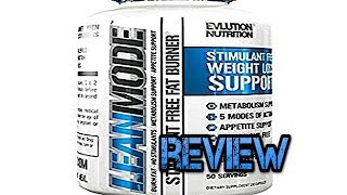 LeanMode Fat Burner by EVLution Nutrition Review