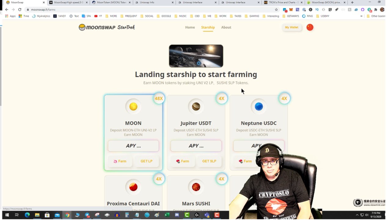 MoonSwap Liquidity Pool Mining Fail to Launch