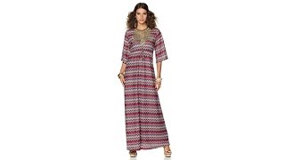 Nikki by NIkki Poulos "Erin" Crochet Maxi Dress