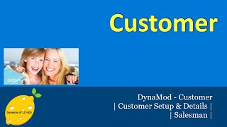 DynaMod - Customer Setup & Details | Salesman