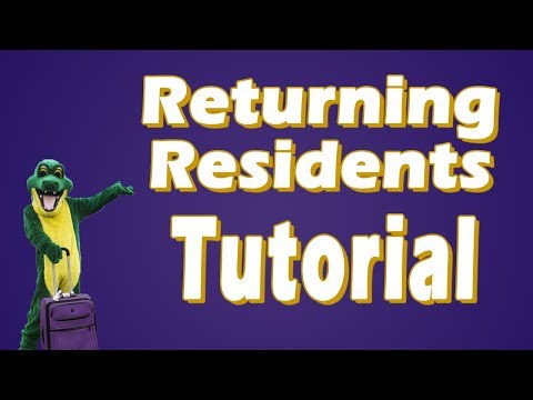 Returning Residents Tutorial @SFStateHousingTV