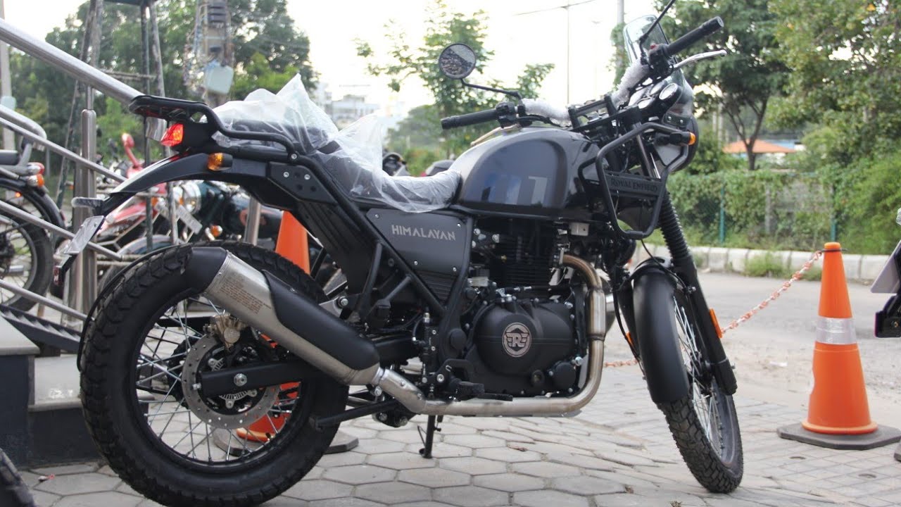 My New Royal Enfield Himalayan Granite Black# Royal Enfield Lover🏍️🏍️🏍️🏍️🏍️