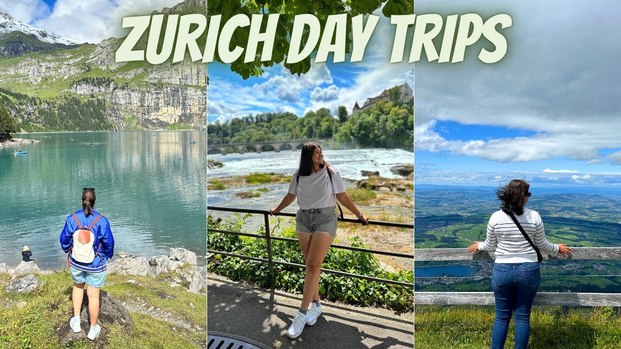 Switzerland vlog~ Rhine falls, Mt. Rigi & Oeschinen Lake | Zurich Day ...