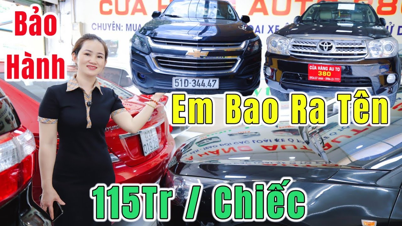 Chị Tuyến Báo Dàn Ô Tô Gia Đình Zin Rẻ Bao Ra Tên Có Civic, innova, Fotuner Từ 115Tr Tại Auto 380