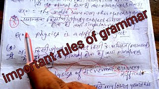 Most important rules of grammar || for all competitive exams || By - Santosh Kumar