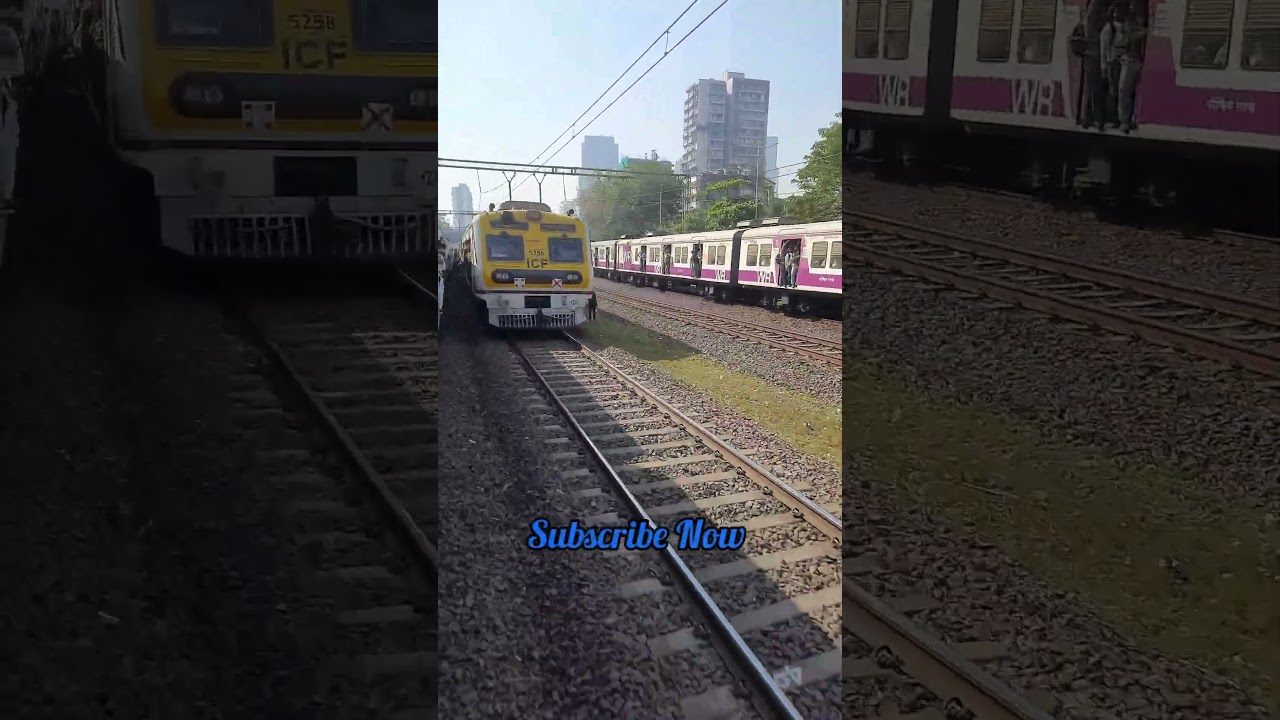 Fast & Slow Trains Going To Borivali 🙋‍♂️💁‍♂️🚉🚉 