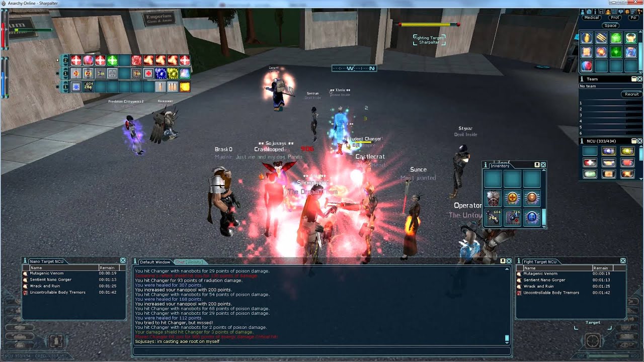 Anarchy Online PvP Sharptony vs RippinHeads