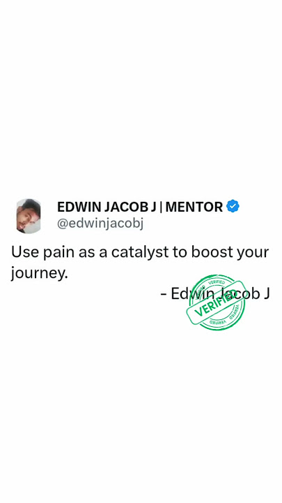 Motivational video about pain pt-1 | Motivational Quotes | EDWIN JACOB J