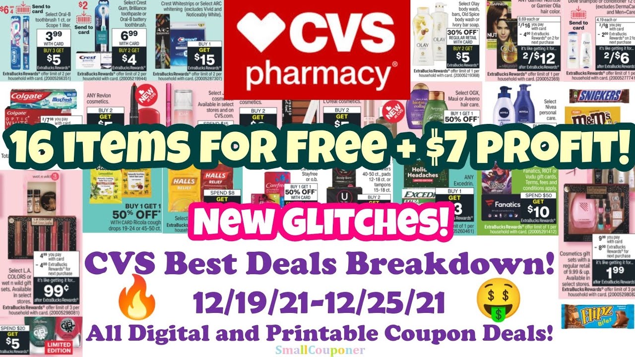 CVS Best Deals Breakdown 12/19/21-12/25/21! Glitches, Freebies ...