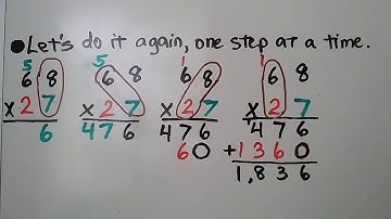 5th Grade Math 1.7, Multiply by Multi-digit Numbers with Regrouping