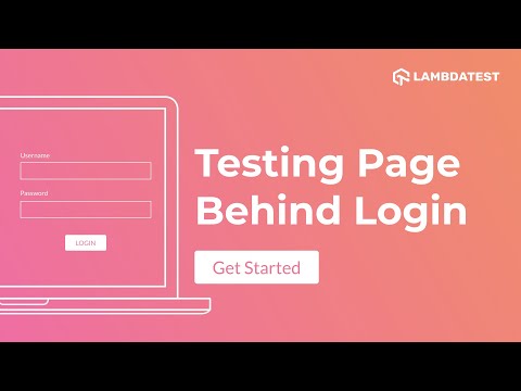 Take Screenshots Of Pages Behind Login Screen | Testing Behind Login | Screenshot Testing | Part III