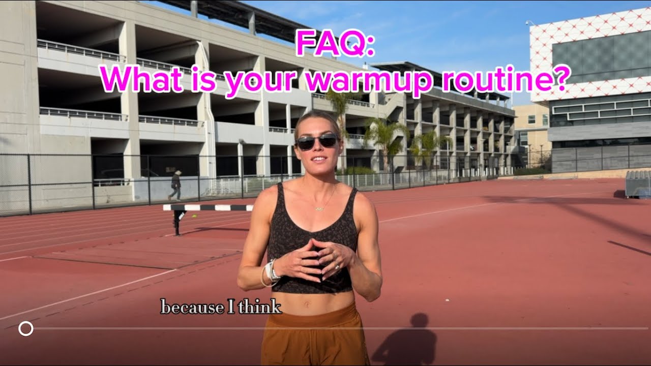 Colleen's complete warmup routine