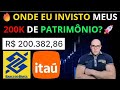 💰ONDE EU INVESTO MEUS 200K? A CARTEIRA QUE ESTÁ FAZENDO MEU PATRIMÔNIO CRESCER 🚀📈