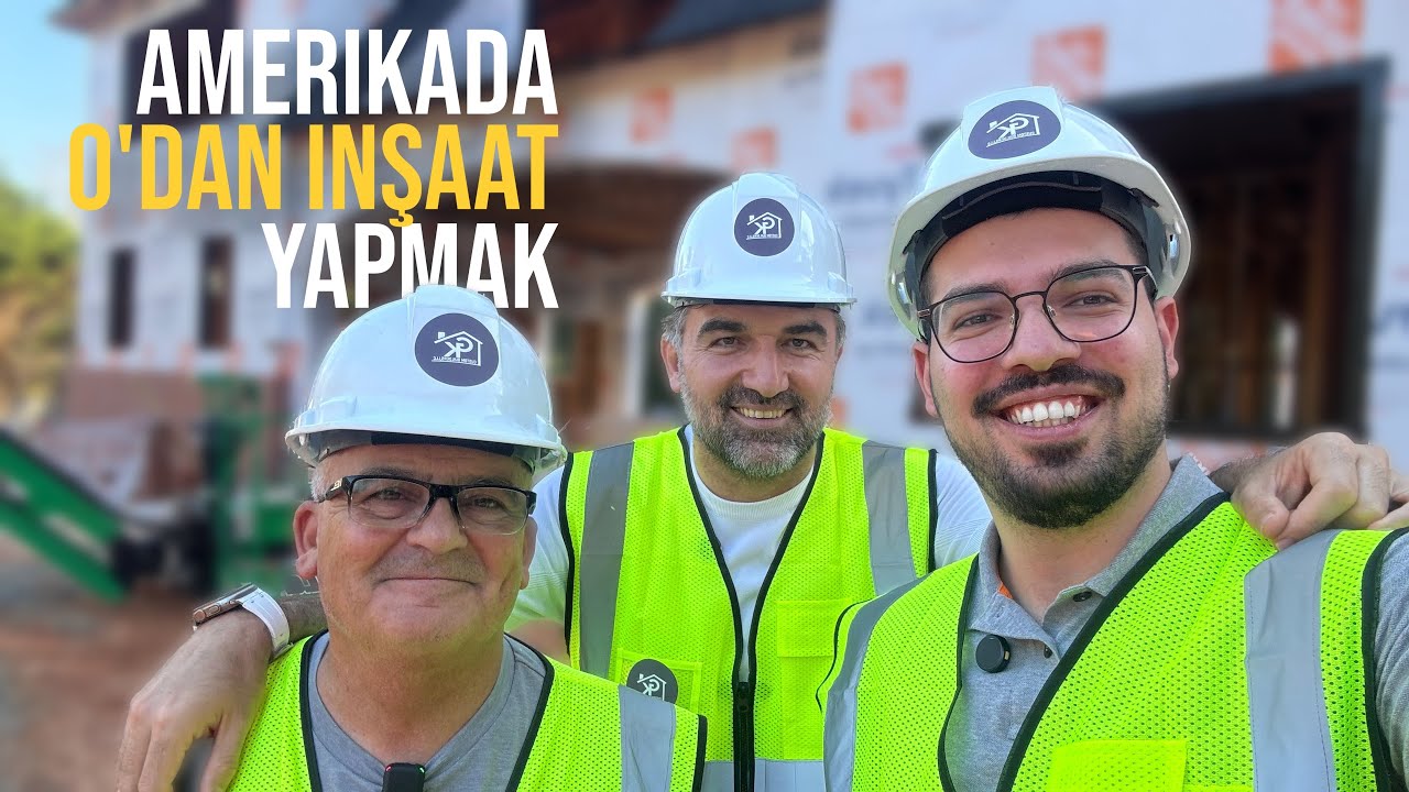 AMERİKA'DA İNŞAAT NASIL YAPILIR 🇺🇸   - Milyon Dolarlık Projemizi Beraber Geziyoruz 🏘