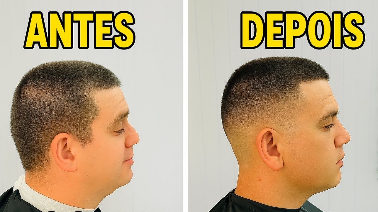 COMO fazer degradê MILITAR simples e fácil | corte do dia a dia 