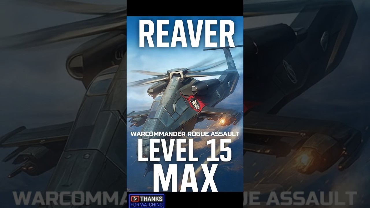"REAVER LEVEL 15 MAX | Full Power Gameplay | War Commander: Rogue Assault"