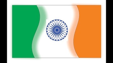 How to make National Flag Design in coreldraw #design #coreldraw #trick #flagdesign #Tiranga
