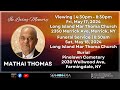 Funeral  mathai thomas