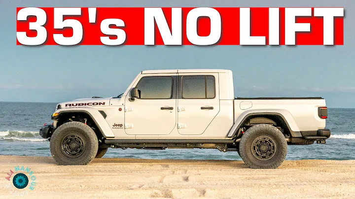 35's With NO LIFT on the Jeep Gladiator Rubicon (Updated)