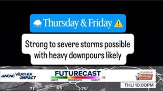 Storm timeline Thursday Friday
