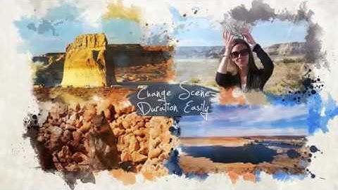 Watercolor & Ink Slideshow 2 | After Effects template