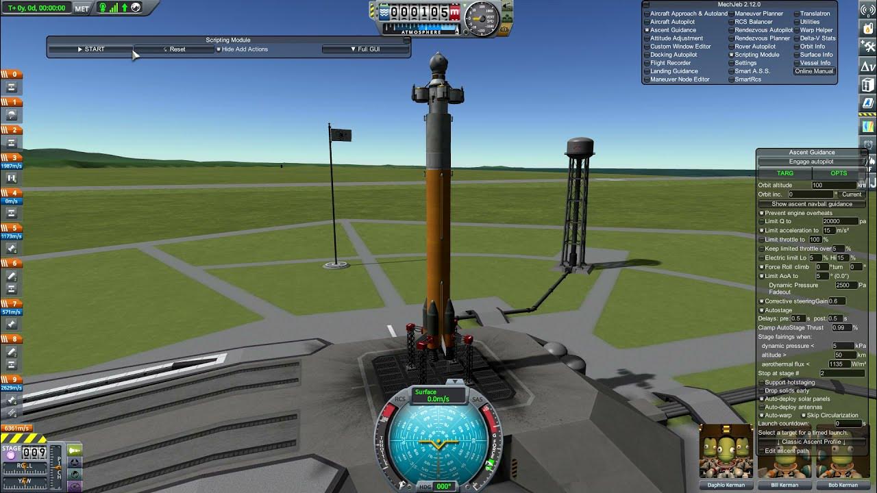 KSP Fully Automated Mun Mission with Mechjeb YouTube