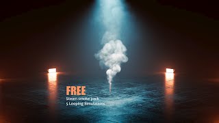 **FREE** — Steam Smoke Pack-001 — OpenVDB