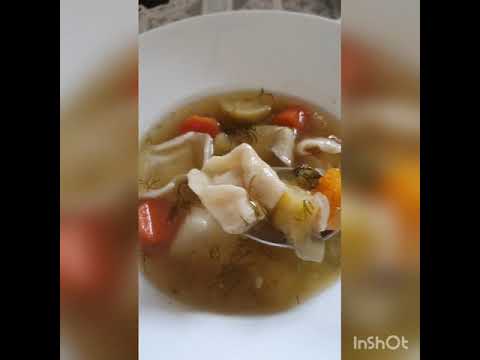 מרק עוף עם קרפלך
